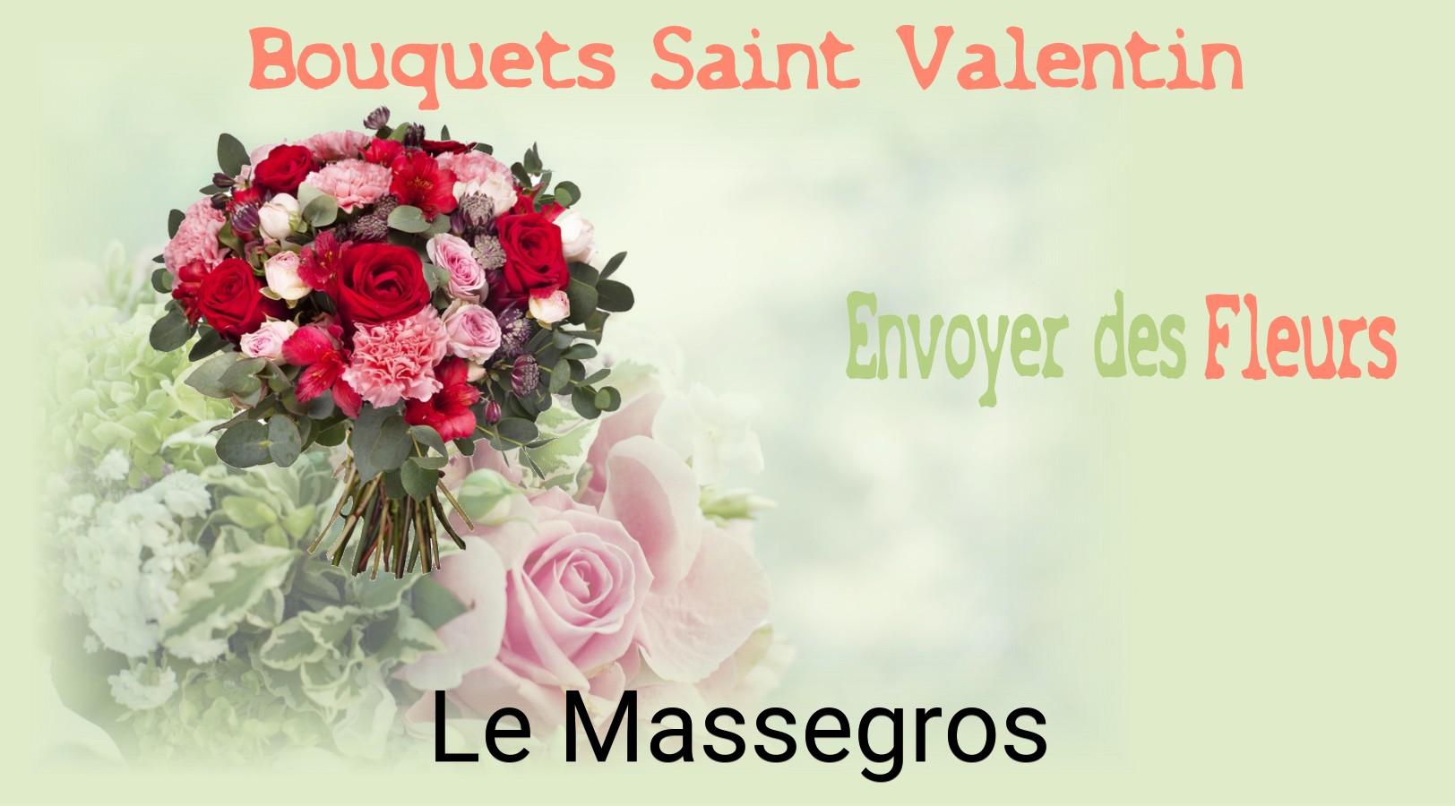 Roses de Saint-Valentin livrées à Le Massegros